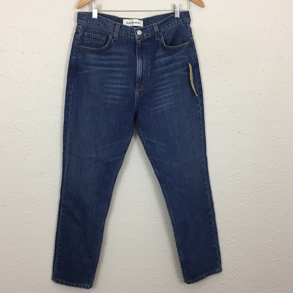 NWT Reformation Julia High Rise Cigarette Jeans